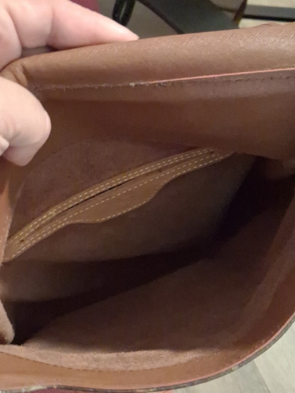 Louis Vuitton Monogram Messenger Bag in Brown and Tan - Picture 5 of 5